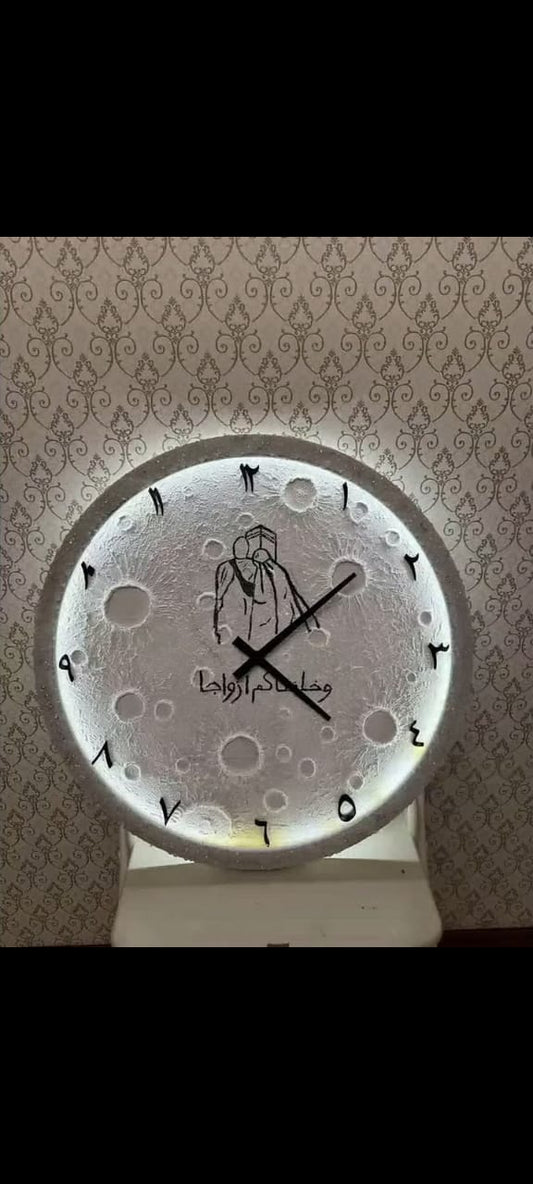 🌙 Moon Light Wall Clock ⏰